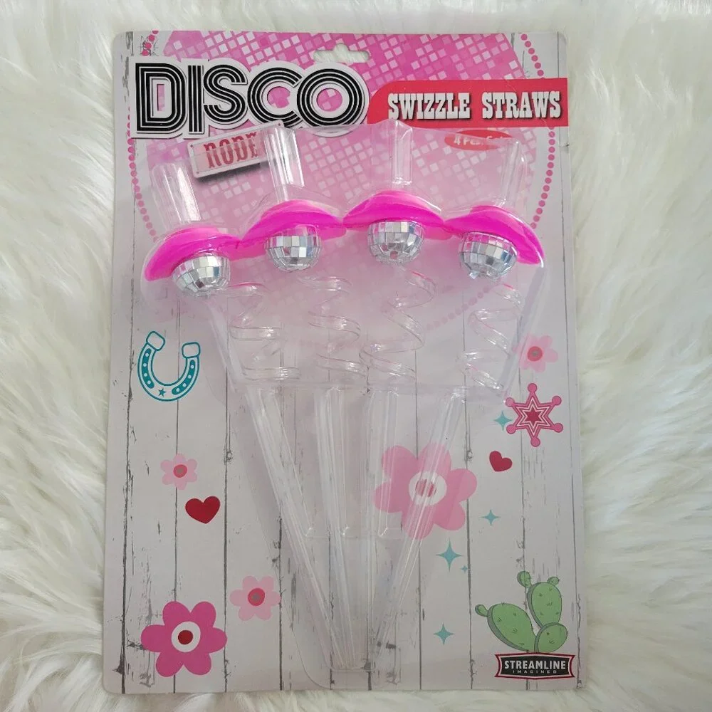 Disco Rodeo Swizzle Straw Set